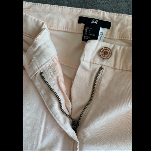 3 For $20 H&M Light Pink Pants/Jeans Size 2 - Picture 3 of 5